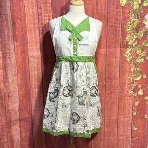 Vintage Print Bunny Apron